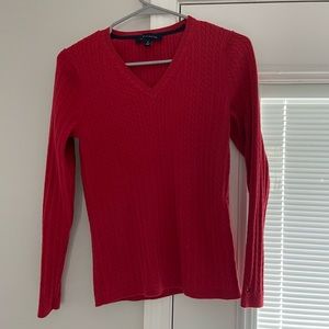 Tommy Hilfiger red sweater